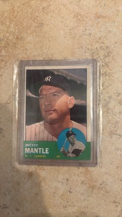 1963 Mickey mantle card