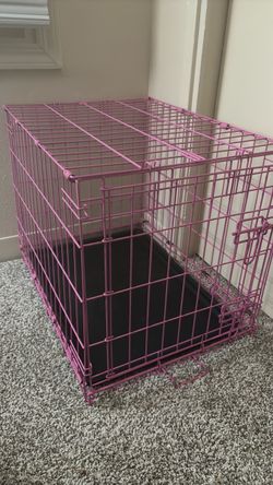 Dog kennel pink