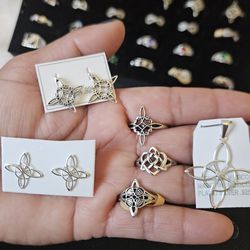 925 silver earrings ,rings and pendant 🧙‍♀️ 