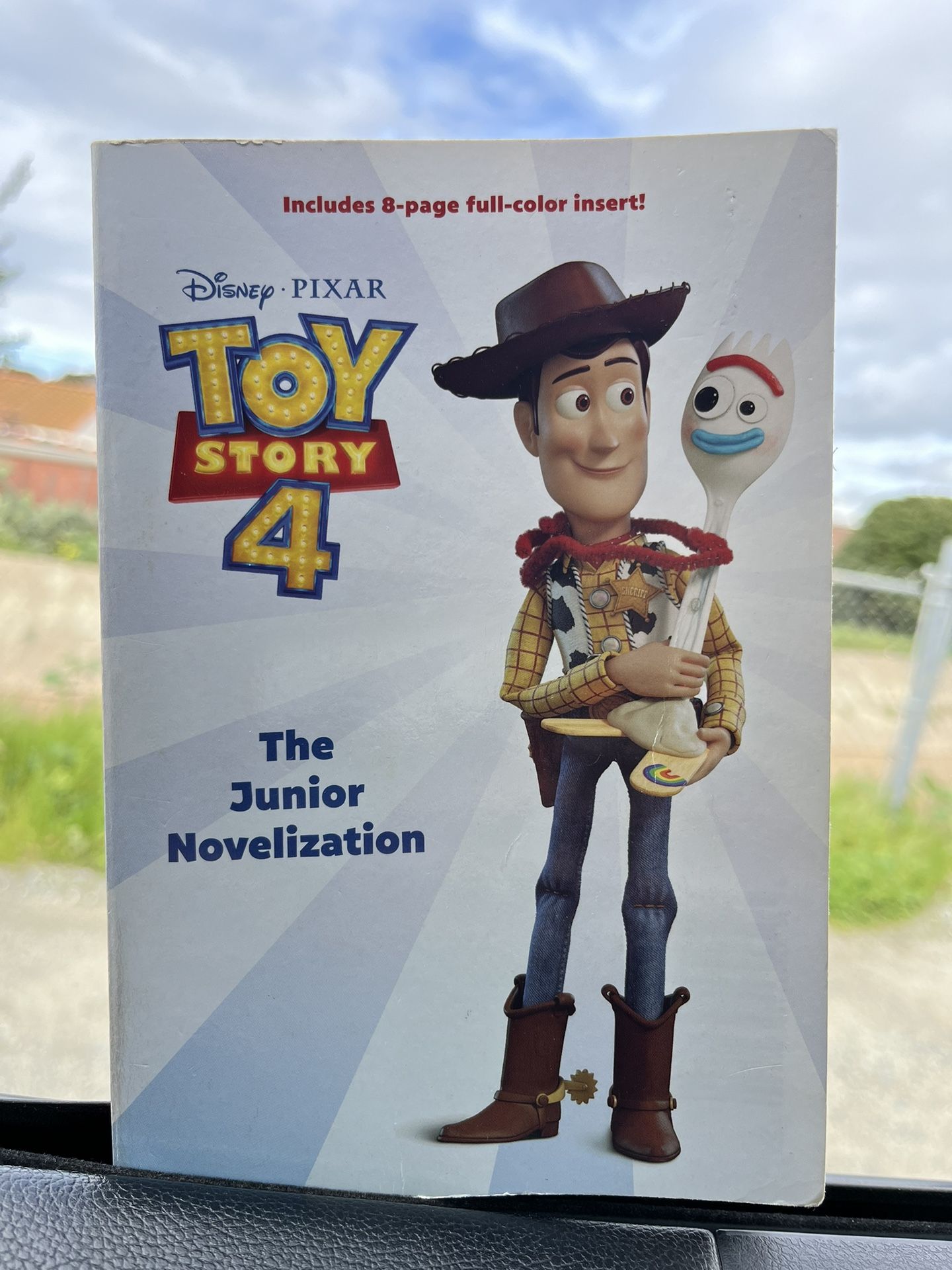 Toy Story 4 Paper Back Book (The Junior Novelization) 