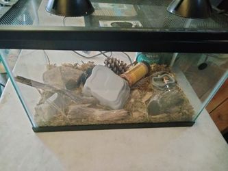  Reptile Equipped Tank /Fish Tank