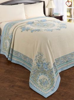 Old-World Tapestry Cotton Bedspread