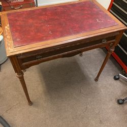 Antique Writing Table With Chair $50