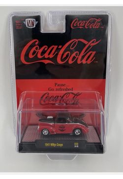 M2 Machines Coca-Cola 1941 Willys Coupe Limited Edition Diecast
