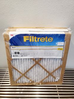 9 - NEW - Filtrete 23.5x23.5x1 Air Filter, 3M MERV 5 HVAC AC Furnace Filter Replacement