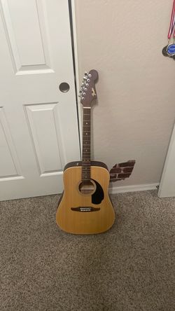 Fender Acoustic Guitar Natural Finish