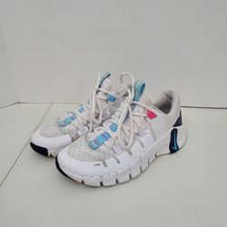 Nike Free Metcon 5 White Aquarius Blue DV3950-103 Women Sneakers Size US 6