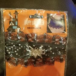 Halloween Black Lace Choker/ Neckband
