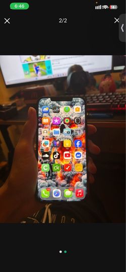 iPhone 12 Pro Max with crack screen