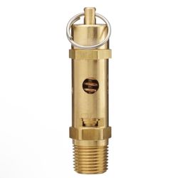 Dixon SV200HD Brass Heavy Duty High Capacity Safety Pop-Off Valve, 1/2" NPT Male, 200 Psi Set Pressure Threaded 200 PSI Not Listed Unknown Modifier Un