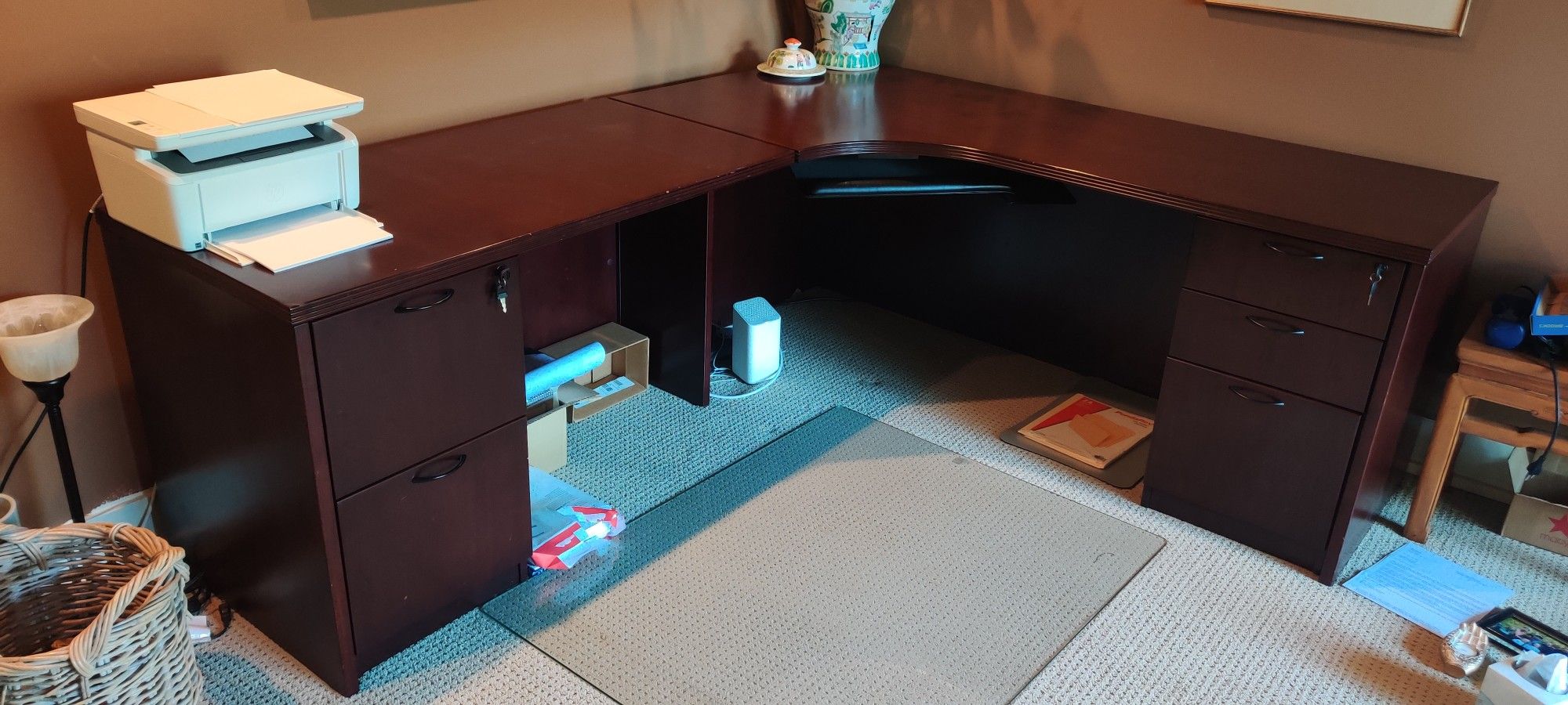 Large Solid Wood Desk