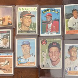 Vintage baseball cards