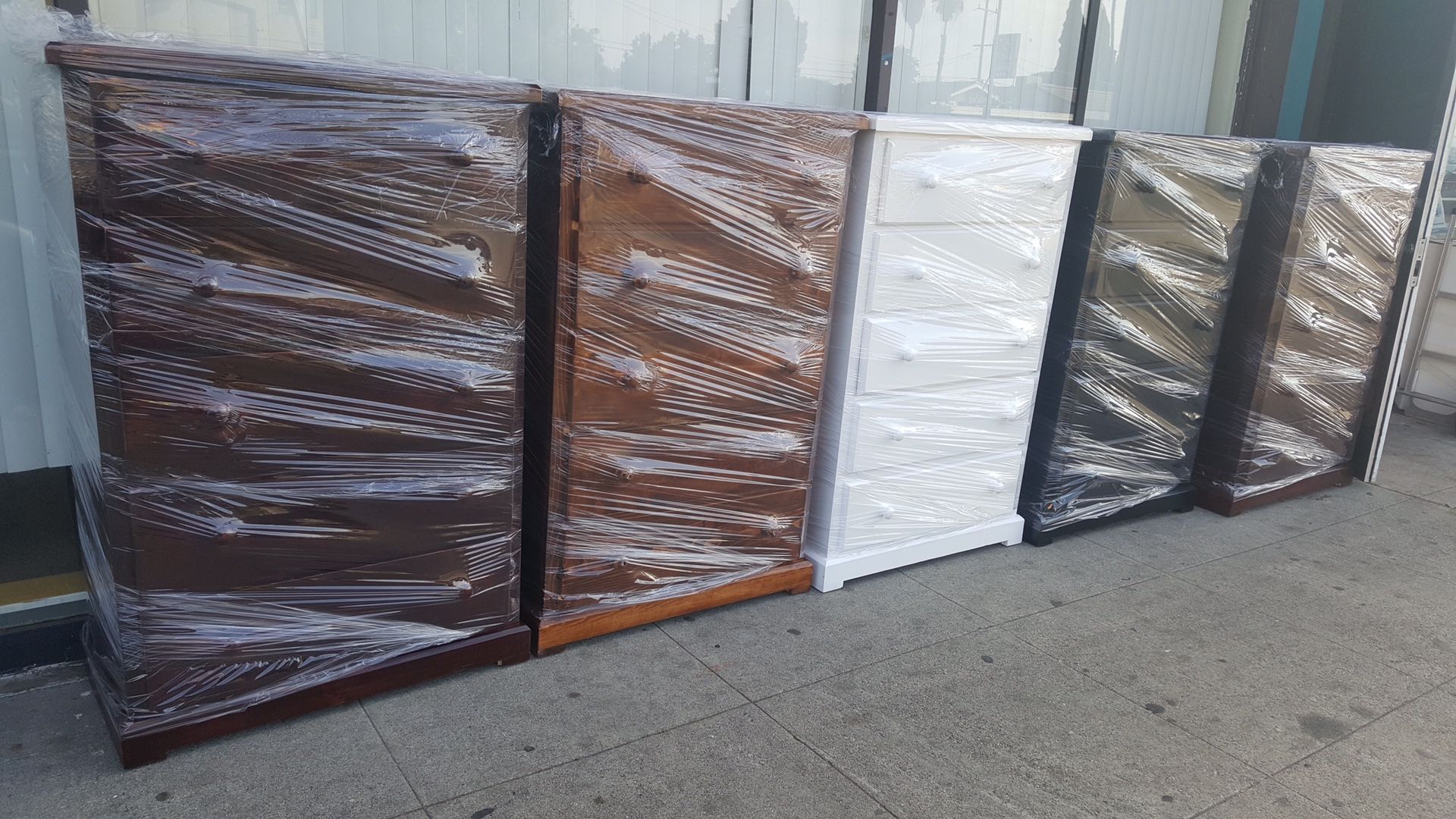 Chest 5 Drawers In Any Color New Solid Wood 