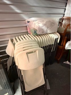 27 folding chairs