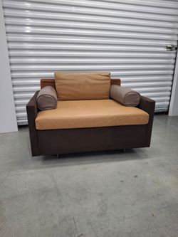 Modern lether and velvet chair