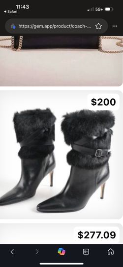 Coach Half Dress Boot