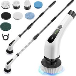 Electric Spin Scrubber, Power Shower Scrubber with 7 Brush Heads, Portable  Household Tools & Cordless Mop Machine, Bath Tub Scrub with Long Handle for  Sale in Syosset, NY - OfferUp