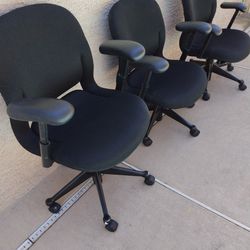 Herman Miller Black Office Chairs (2 Available)