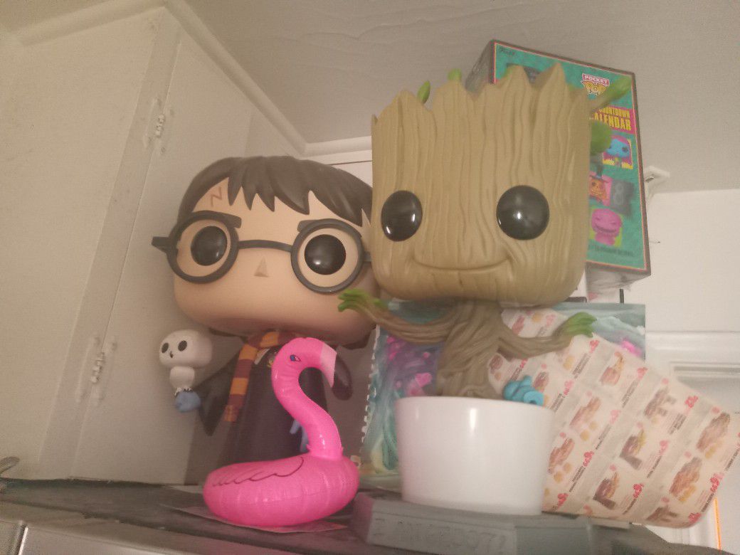 18 Inch Groot Funko Pop And Harry Potter
