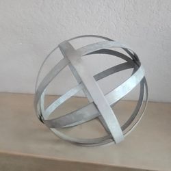Metal Band Decorative Sphere