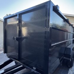 Brand New Hydraulic Dump Trailer with Diamond Walls 💠