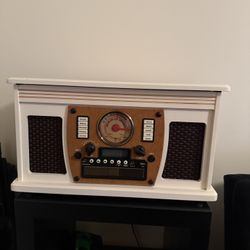  Victrola 8-in-1 Wood Record Player