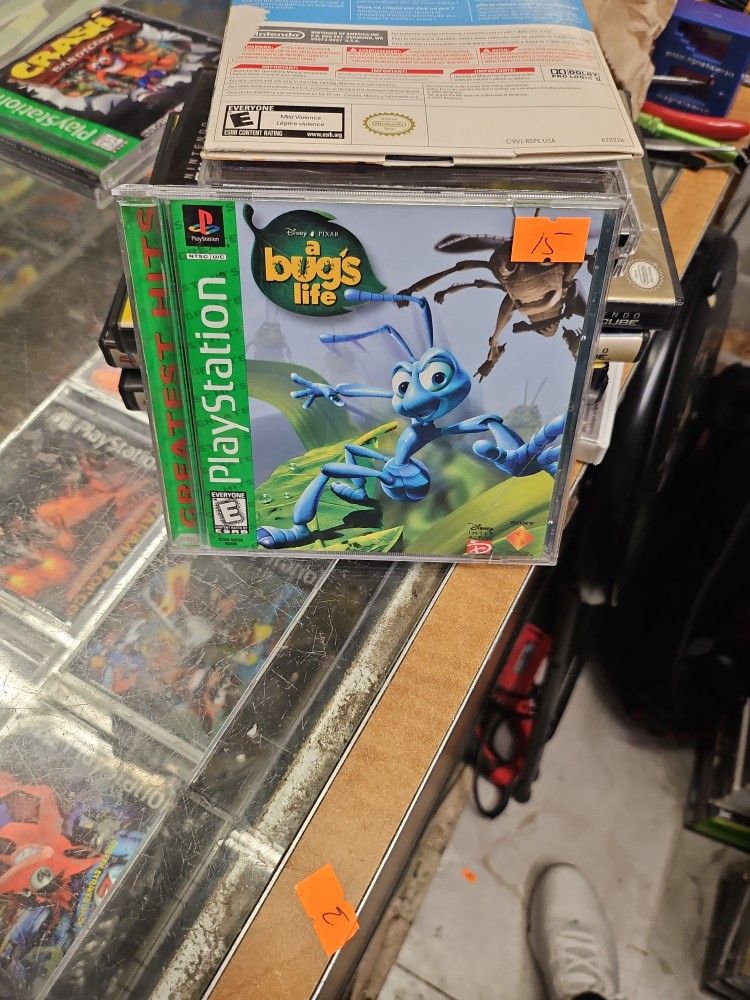 A Bug's Life Greatest Hits Playstation PS1 Video Game Complete