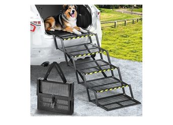 Dog Stairs Extra Wide All Size Pets Steps Heavy Duty Supports 300lbs