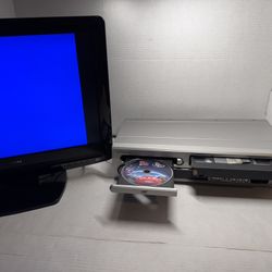 Magnavox Dual VCR/VHS/DVD Combo Player (Read Description)