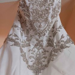 Size 14 Strapless Wedding Dress