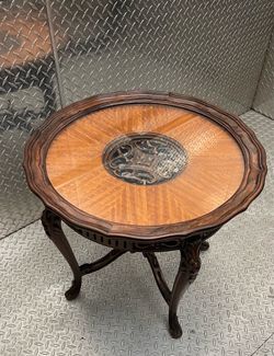 antique 2 piece table
