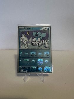 2025 Cubchoo Pokemon Black Bolt 025/086 Master Ball Holo