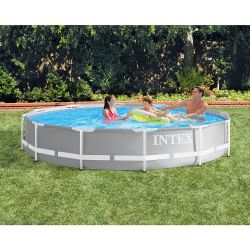 Intex Swimming Pool 12 x 30 Metal Frame Above Ground