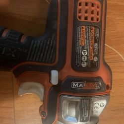 Black And Decker 20v Hammer Drill With 1 New And 1 Used 20v Lithium Battery