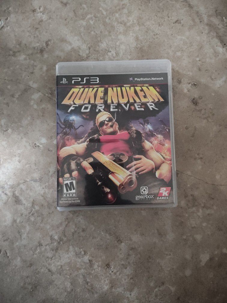 Sony PlayStation 3 Game Duke Nukem Forever CIB Mint Condition
