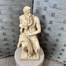 Vintage Michelangelo Moses Statue Figurine