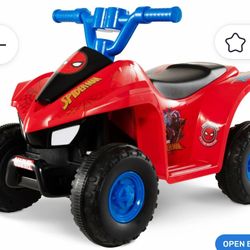6V Spiderman ATV, Battery Powered Ride on, by Hyper Toy Company