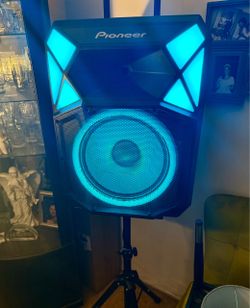Pioneer • 700 Watt (All In One) Party Speaker w/ Telescopic Stand, Wheels, Bluetooth, Wireless Mic
