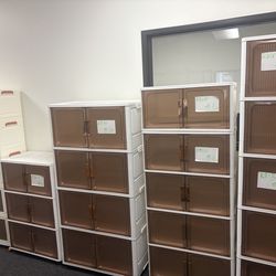 Large Folding Stackable Storage Cabinet Organizer 29.5x16.6x73.2in it’s very high quality