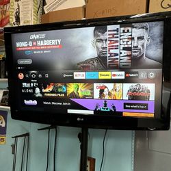 LG 42” TV with Free Fire Stick Tv 
