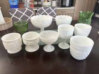 Milk Glass Clean Out
