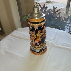 Porcelain West Germany Stein 11'5" tall