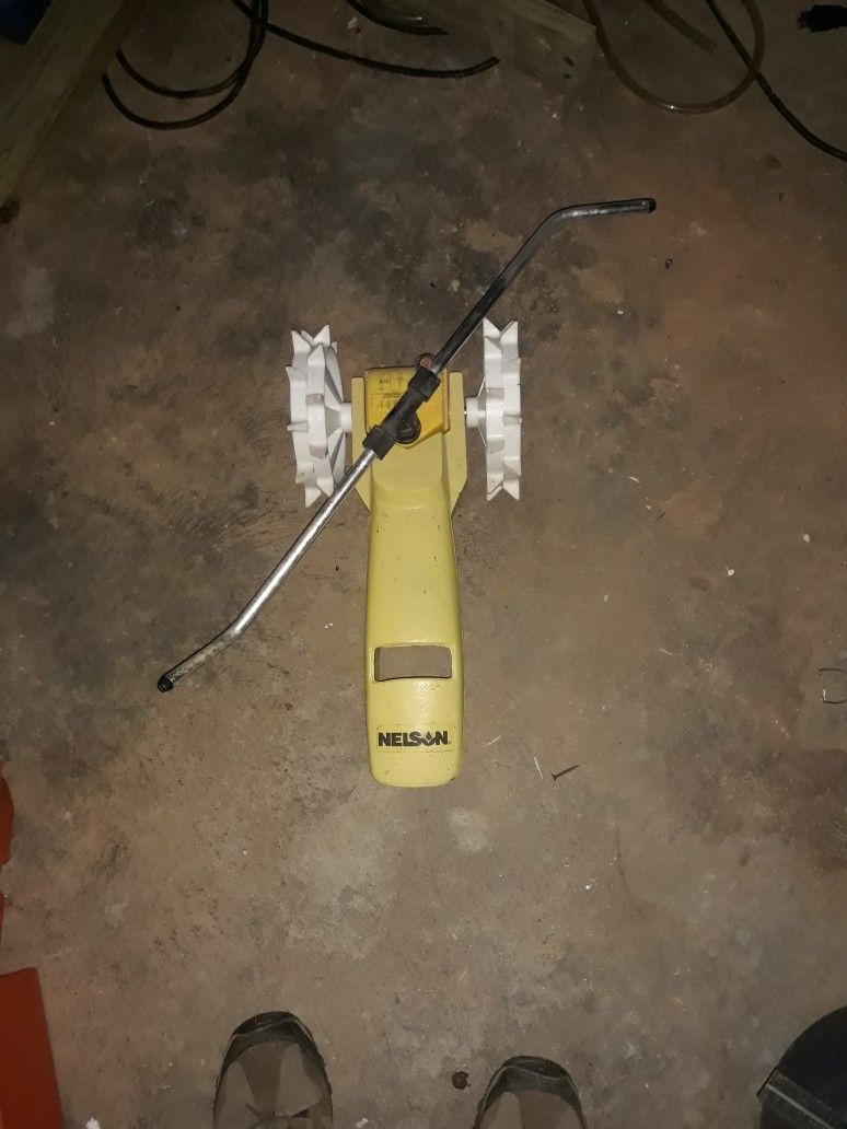Nelson Cast Iron Self Moving Tractor Sprinkler