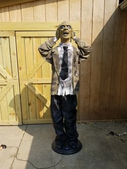 Life size heads up harry animated halloween prop