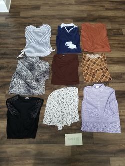 Women's Long Sleeve Shirts / Medium Size (9 items) / Batch #1