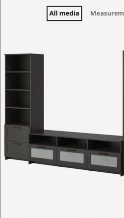 IKEA Storage Combination ,  tv stand and book shelf