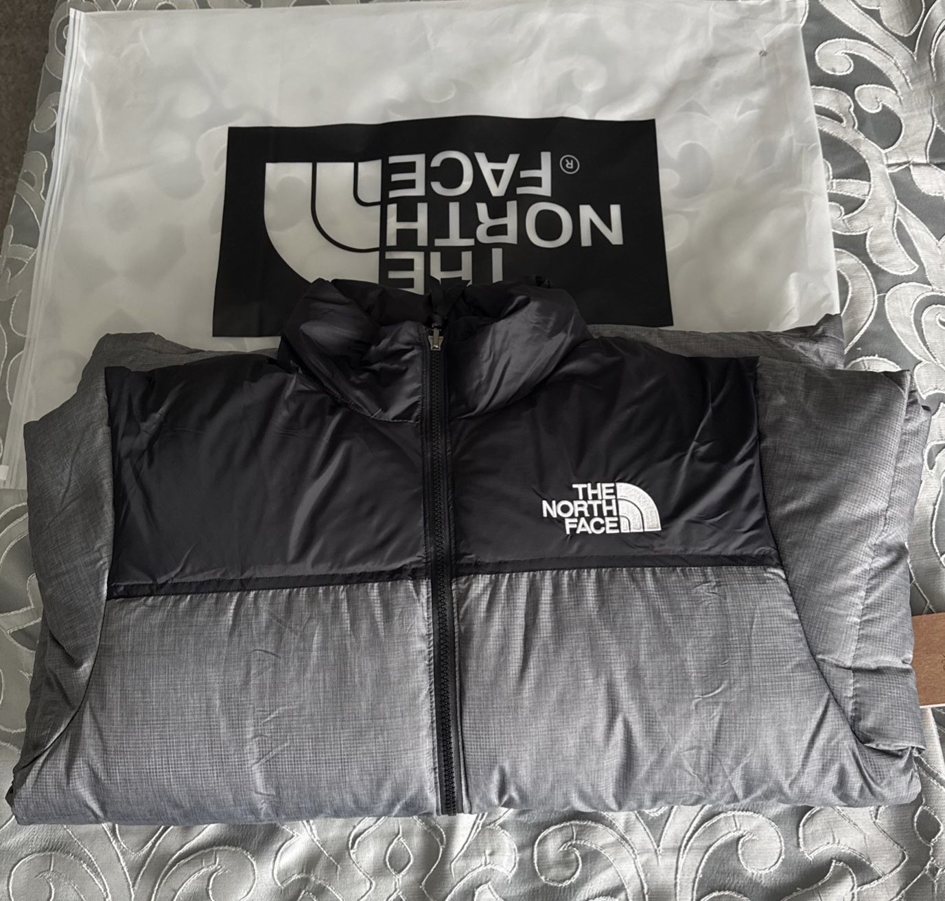 The North Face grey jacket