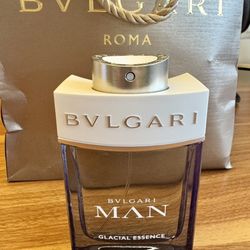 BVLGARI GLACIAL ESSENCE EAU DE PARFUM 100ML 3.4oz Mens Full Size NEW!