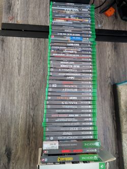 Xbox one video Game lot