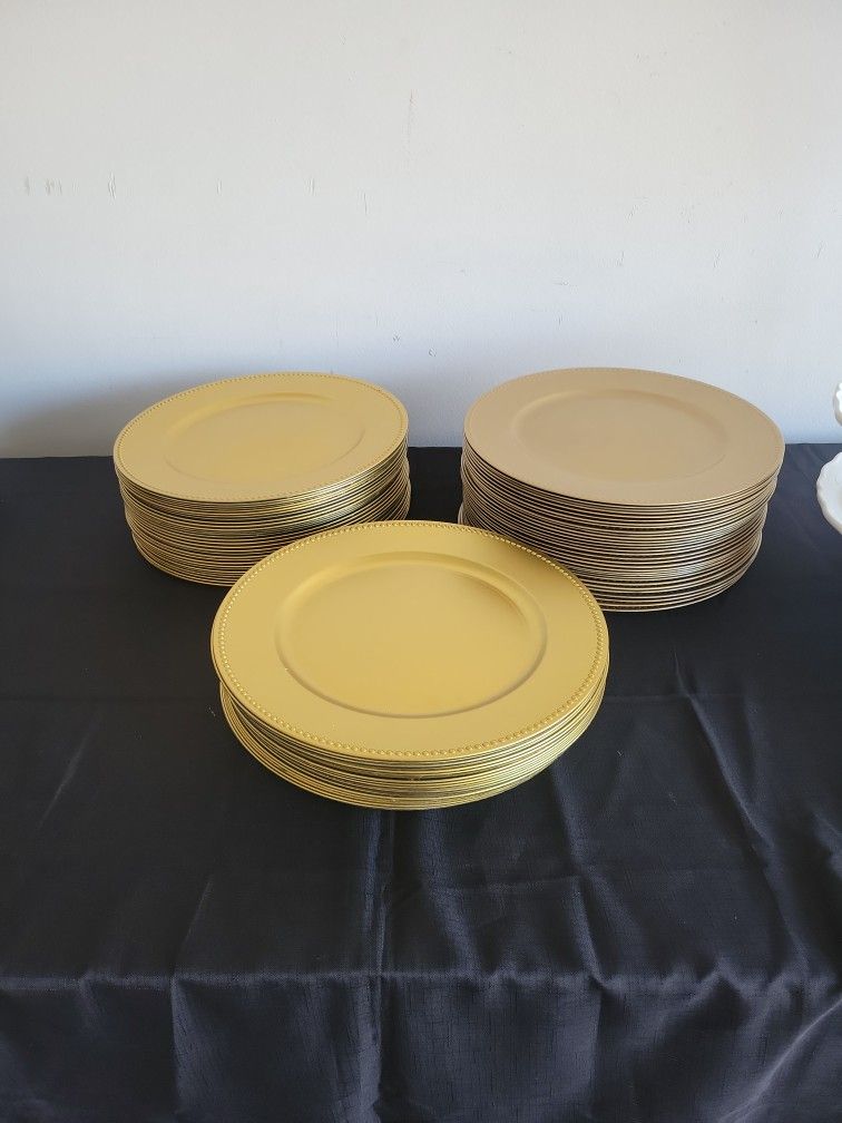 Gold Charger Plates